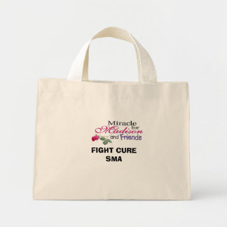 Bolsa Tote Mini madisonand amigos, LUTAR COM A CURA SMA