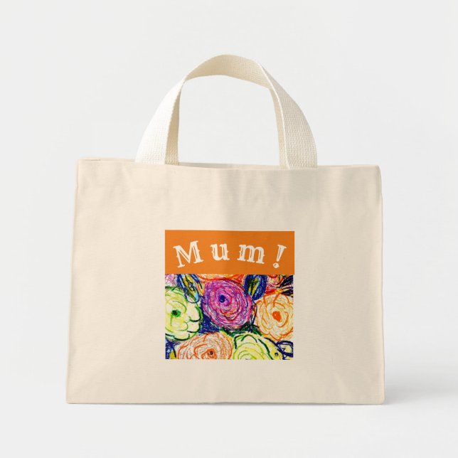 BOLSA TOTE MINI MÃE! (Frente)