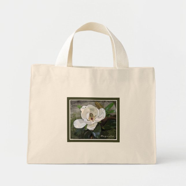 Bolsa Tote Mini Magnolia Bolsas mágicas (Frente)