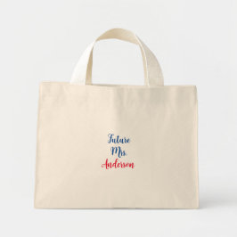 Bolsa Tote Mini Malas de Tote da Bridesmaid Personalizadas