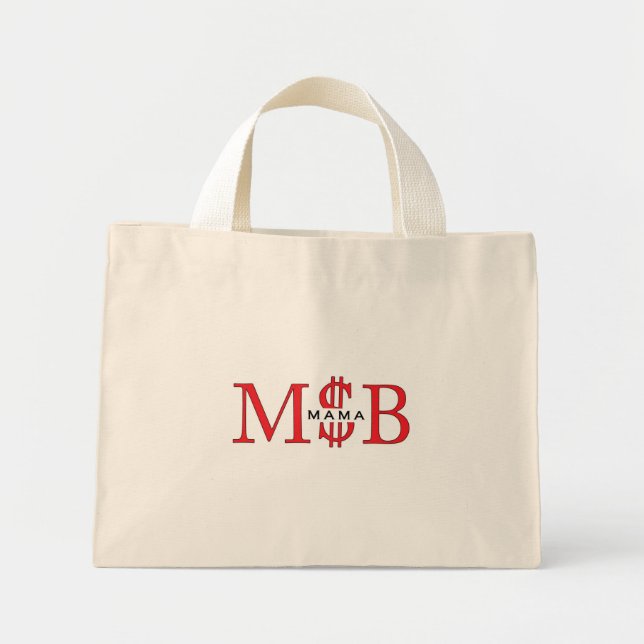 Bolsa Tote Mini Mama Banda de Milhões de Dólares (Frente)