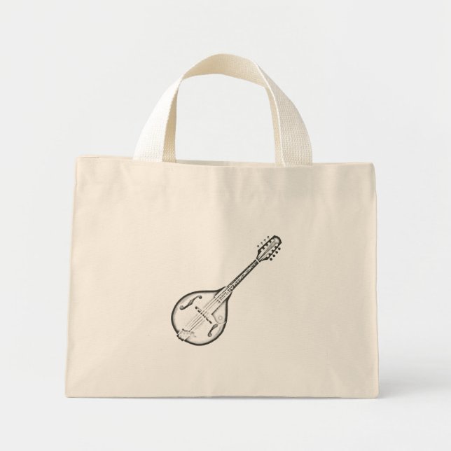 Bolsa Tote Mini Mandolim "Desenho" (Frente)