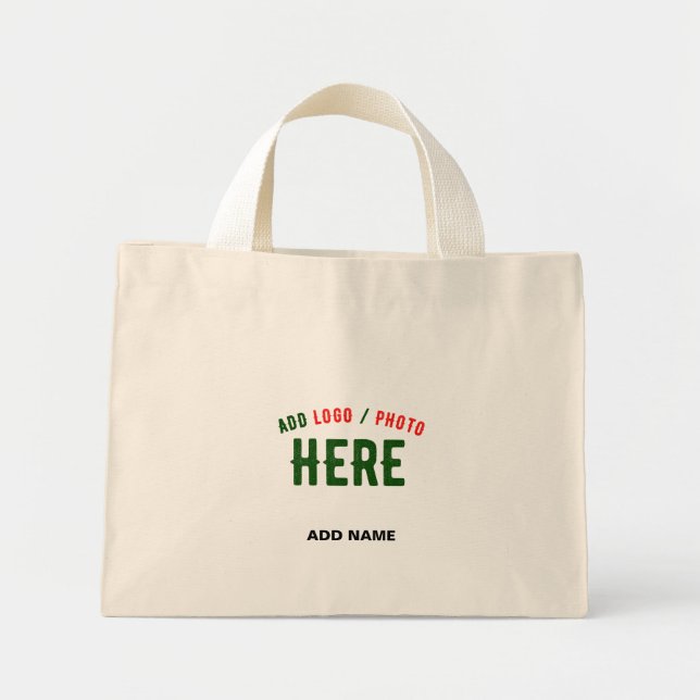 BOLSA TOTE MINI MARCA VERIFICADA PERSONALIZÁVEL MODERNA (Frente)
