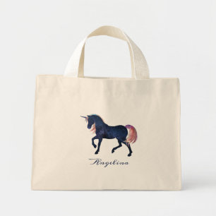 Bolsa Tote Mini Marinho Celestial Célestial, Bonito e Personalizad