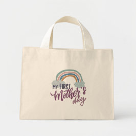 Bolsa Tote Mini Meu primeiro Dia de as mães
