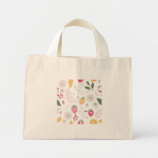 Bolsa Tote Mini Mini Bolsa de Frutas Pequena (Frente)