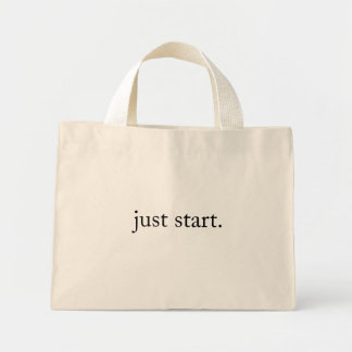 Bolsa Tote Mini Minimalist Inspirational Quote