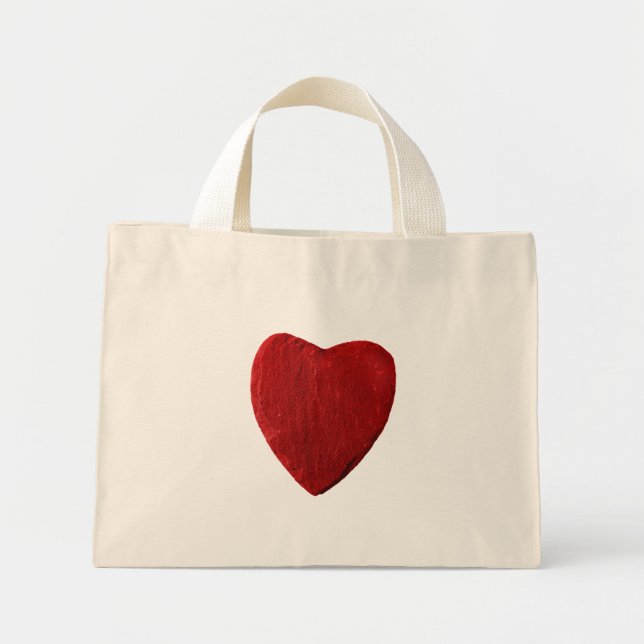 Bolsa Tote Mini MiniTragetasche mit rotem Herz (Frente)