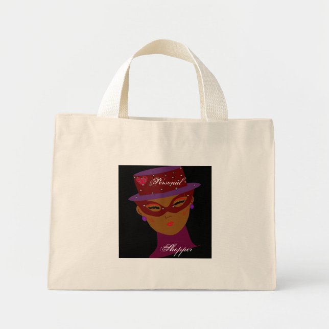 Bolsa Tote Mini Moda De Comprador Pessoal No Natural III (Frente)
