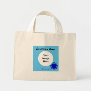 Bolsa Tote Mini Modelo de Fita Azul por Kenneth Yoncich