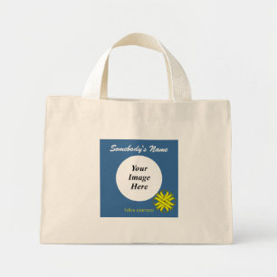 Bolsa Tote Mini Modelo de Fita de Fita Amarela por Kenneth Yoncich
