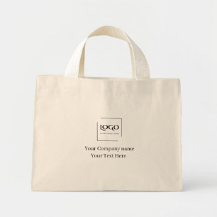 Bolsa Tote Mini Modelo de logotipo personalizado elegante