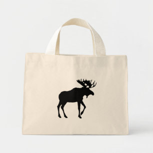 Bolsa Tote Mini Moose Bolsas - Personalize com seu próprio texto