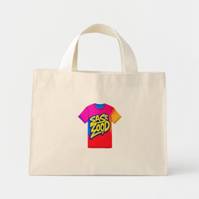 Bolsa Tote Mini Muito bonito design lindo em (Frente)
