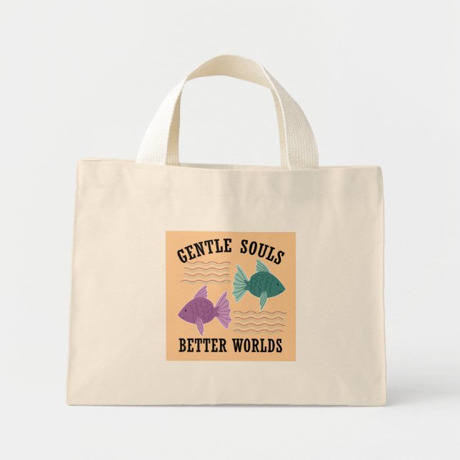 Bolsa Tote Mini Mundos Melhores (Frente)