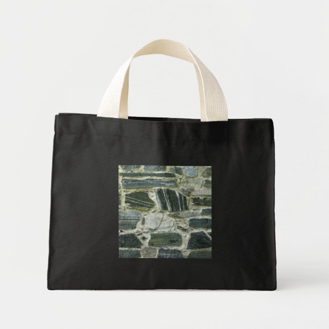 Bolsa Tote Mini Muro de Pedra Antigo (Frente)