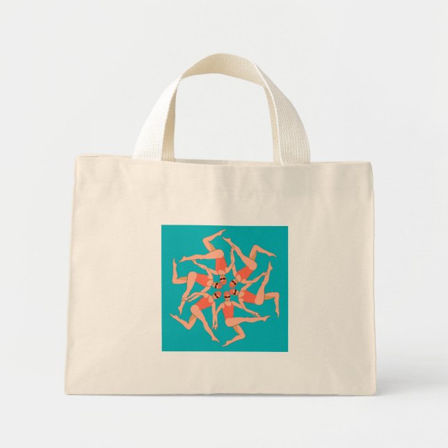 Bolsa Tote Mini Nadadores - Nadação Sincronizada (Frente)