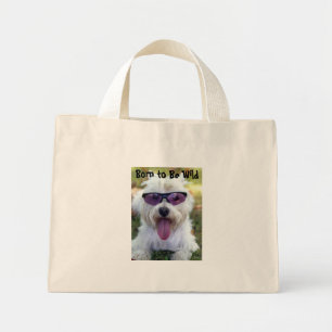 Bolsa Tote Mini Nascer de ser um saco selvagem