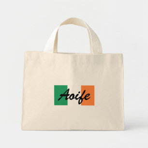 Bolsa Tote Mini Nome Personalizado: Irish Flag ttcnt