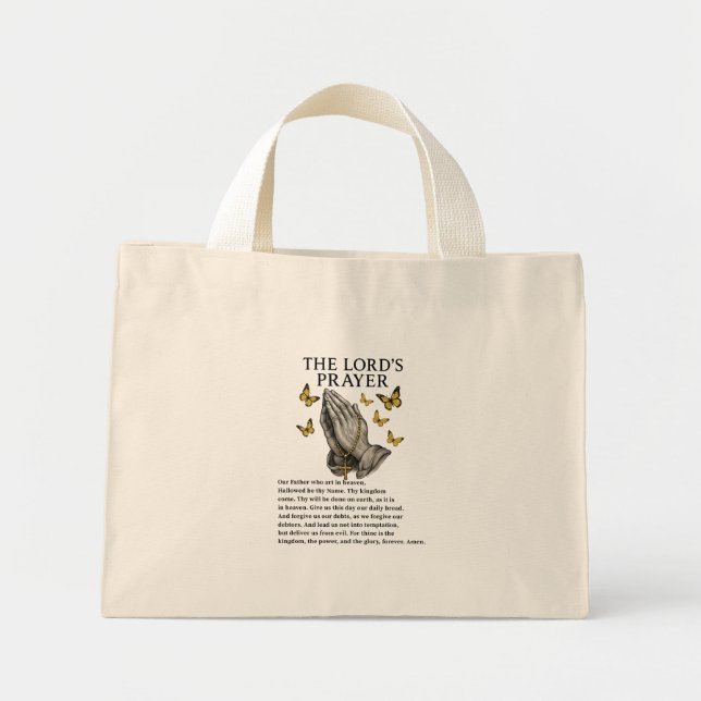Bolsa Tote Mini O Pai Nosso  (Frente)