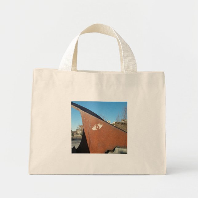 Bolsa Tote Mini Olho, Vês-Te Saco (Frente)