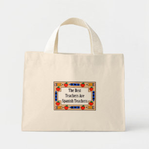 Bolsa Tote Mini Os Melhores Professores São Professores Espanhói