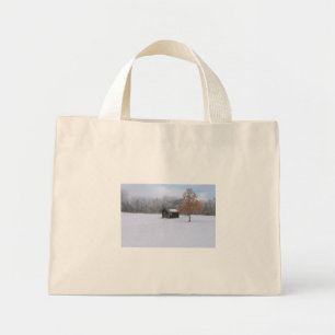 Bolsa Tote Mini Paddock coberto por neve