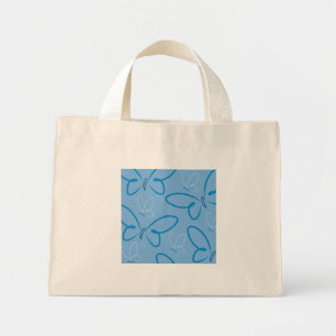 Bolsa Tote Mini Padrão da borboleta