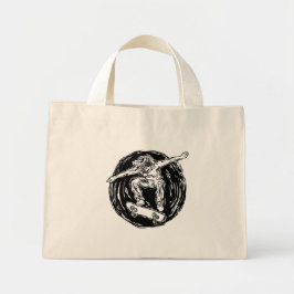 Bolsa Tote Mini Patrocinador lendário Fazendo skate de Médio-Ar