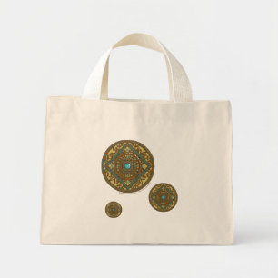 Bolsa Tote Mini Peixes Mandala Tote Bag
