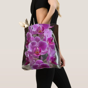Bolsa Tote Mini Phalaenopsis Sogo Vivien Purple Orchid Flower