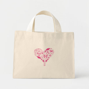Bolsa Tote Mini pink heart