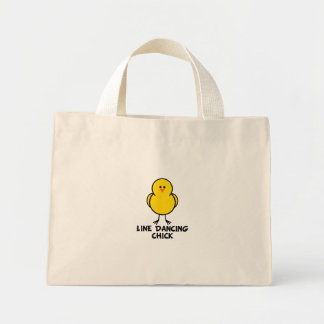 Bolsa Tote Mini Pintinho de dança de linha