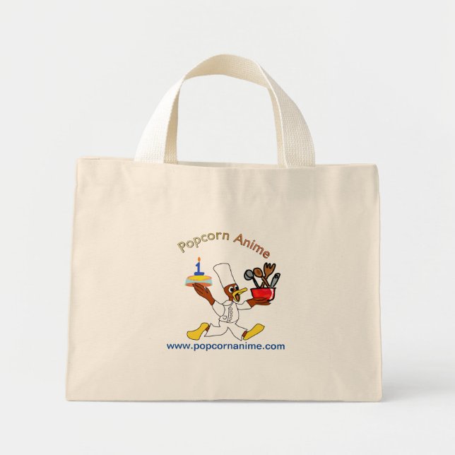 Bolsa Tote Mini Pipoca-doce - Chef Ducky Kazoo Tote Bag (Frente)