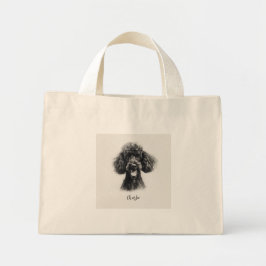 Bolsa Tote Mini Poodle Preto