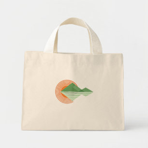 Bolsa Tote Mini Pôr do sol no vale