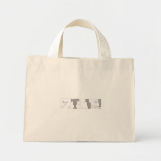 Bolsa Tote Mini Possibilidade de Camomila em História em Quadrinho