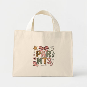 Bolsa Tote Mini Presente de Novos Pais em Estilo de Berçário Fofo
