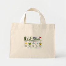 Previsão do tempo engraçada de golfe