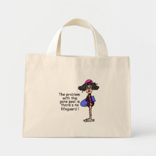 Bolsa Tote Mini Problema com a Piscina de Gene