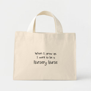 Bolsa Tote Mini Quando crescer quero ser enfermeira
