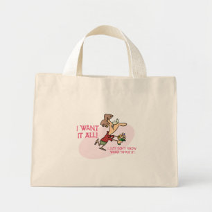 Bolsa Tote Mini Quero tudo