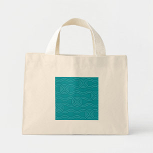 Bolsa Tote Mini Recife de arte aborígenes