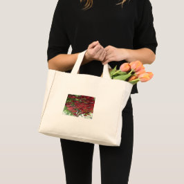 Bolsa Tote Mini Red Umbrellas in the Sky - Asian Tote Bag