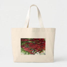 Bolsa Tote Mini Red Umbrellas in the Sky - Asian Tote Bag