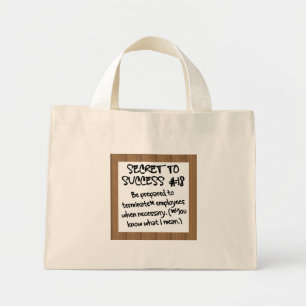 Bolsa Tote Mini Remover membros de grupo improdutivos