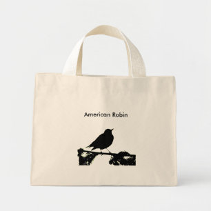 Bolsa Tote Mini Robin Silhouette Bag americano