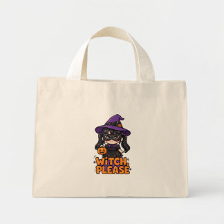 Bolsa Tote Mini Saca de Halloween Trick or Treat