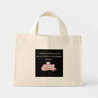 Bolsa Tote Mini Saca de mão obcecado por livros
