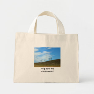 Bolsa Tote Mini Saco - Ajuda a salvar o ambiente